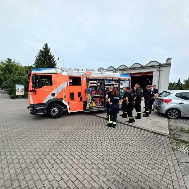 Strażacy z gminy Stoszowice na ćwiczeniach w Berlinie 