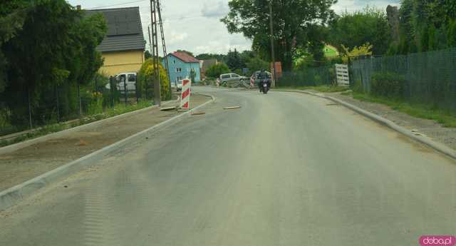 Remont drogi w Rudnicy. 