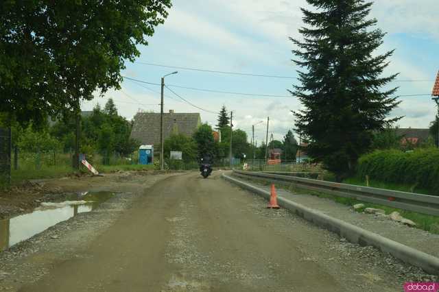 Remont drogi w Rudnicy. 