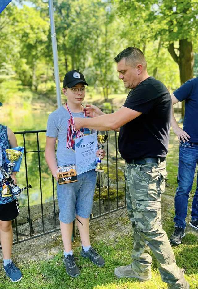 Młodzi miłośnicy wędkarstwa rywalizowali o Puchar Burmistrza Ziębic [FOTO]