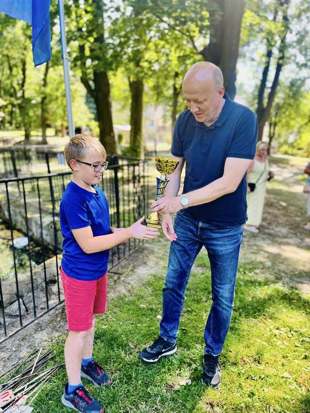 Młodzi miłośnicy wędkarstwa rywalizowali o Puchar Burmistrza Ziębic [FOTO]