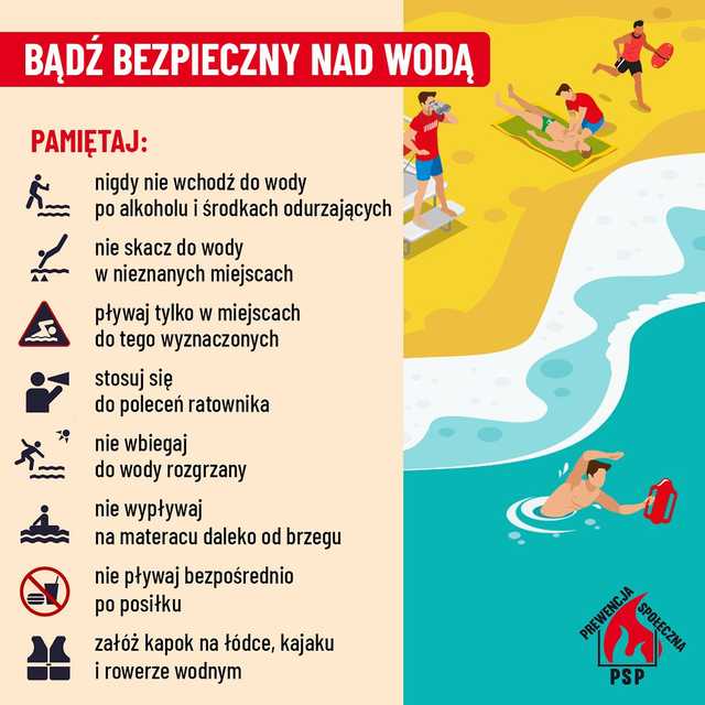 Bądź bezpieczny nad wodą