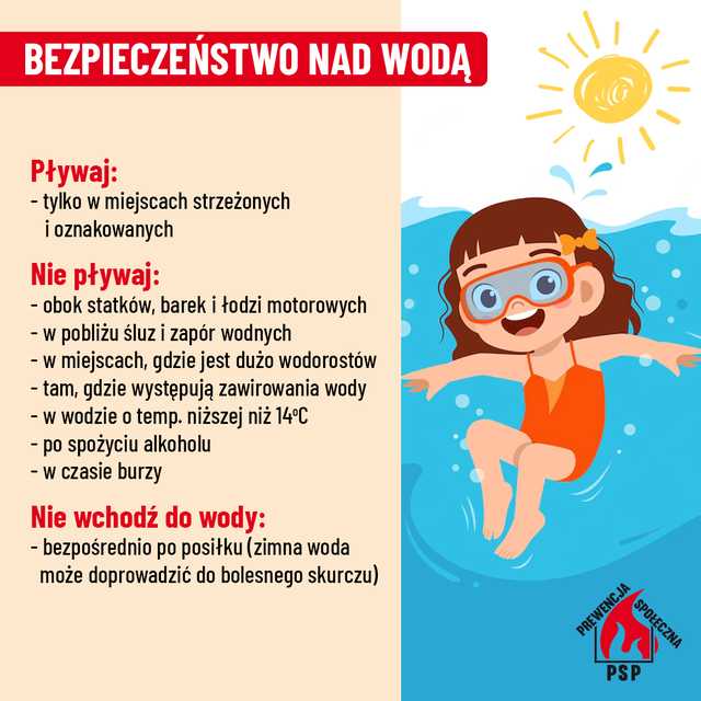 Bądź bezpieczny nad wodą