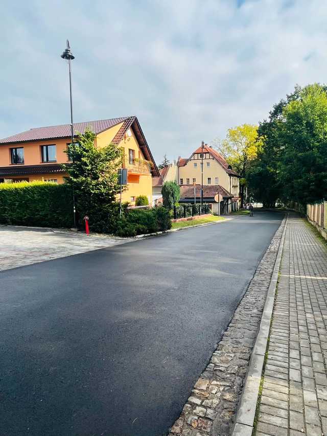 Zakończono remont ulicy Słonecznej w Henrykowie