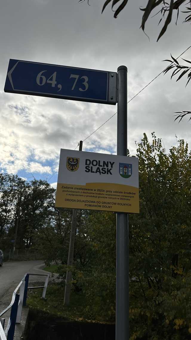 Wybudowano nową drogę w Pomianowie Dolnym