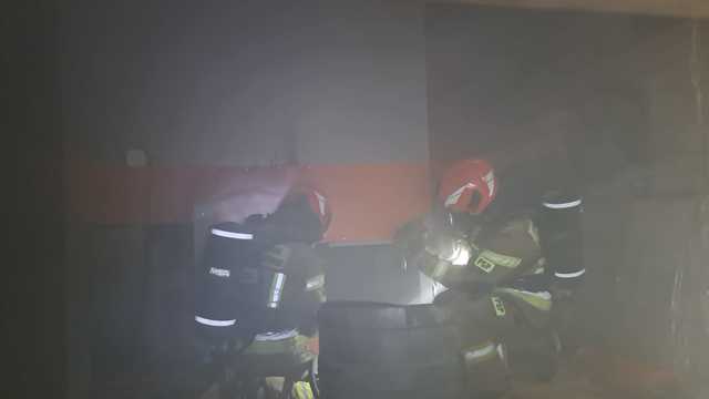 Pożar w stolarni w Dębowcu