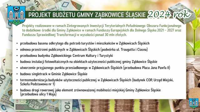 Radni uchwalili budżet gminy Ząbkowice Śląskie na 2024 rok. 28 milionów na inwestycje. Jakie? 