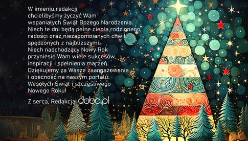 Redakcja Doba.pl życzy Wesołych Świąt