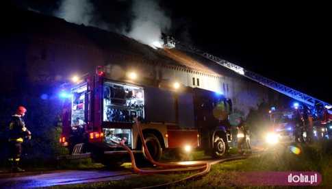Tragiczny pożar w Tomicach. Nie żyje jedna osoba