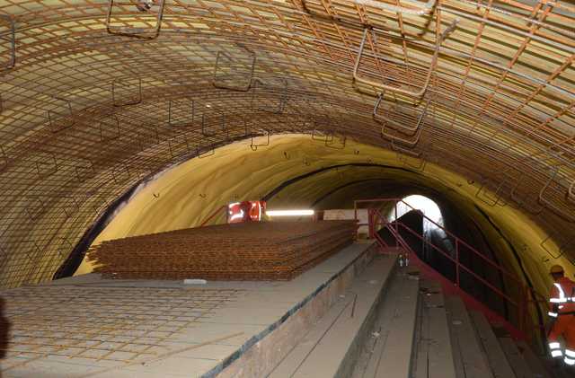 Ostatnie prace w tunelu na trasie Wrocław – Jelenia Góra