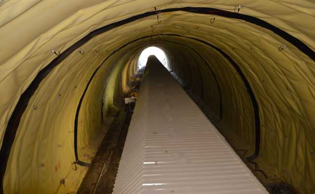 Ostatnie prace w tunelu na trasie Wrocław – Jelenia Góra