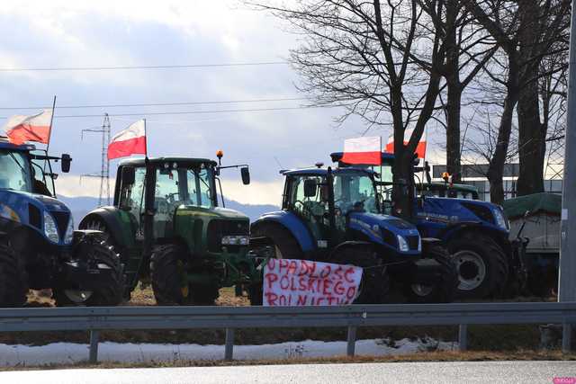 Protest rolników: Na razie w Ząbkowicach nie stosujemy pełnej blokady dróg