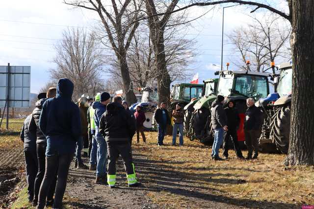 Protest rolników: Na razie w Ząbkowicach nie stosujemy pełnej blokady dróg
