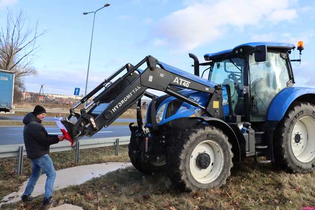 Protest rolników: Na razie w Ząbkowicach nie stosujemy pełnej blokady dróg
