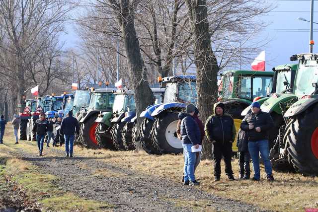 Protest rolników: Na razie w Ząbkowicach nie stosujemy pełnej blokady dróg