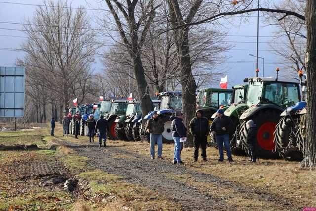 Protest rolników: Na razie w Ząbkowicach nie stosujemy pełnej blokady dróg