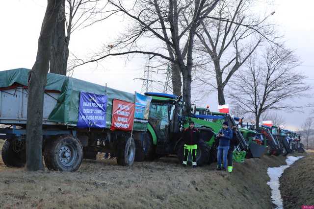 Protest rolników: Na razie w Ząbkowicach nie stosujemy pełnej blokady dróg