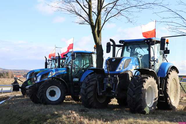 Protest rolników: Na razie w Ząbkowicach nie stosujemy pełnej blokady dróg