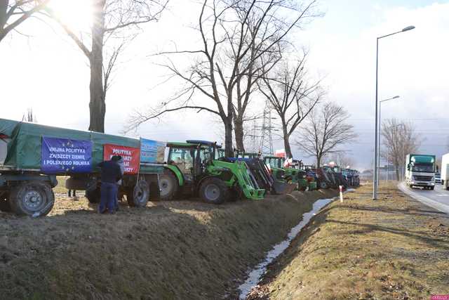 Protest rolników: Na razie w Ząbkowicach nie stosujemy pełnej blokady dróg