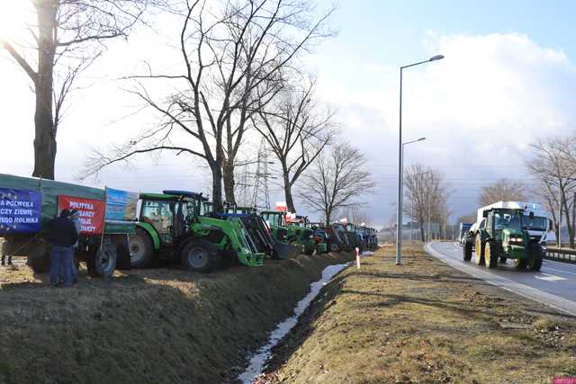 Protest rolników: Na razie w Ząbkowicach nie stosujemy pełnej blokady dróg