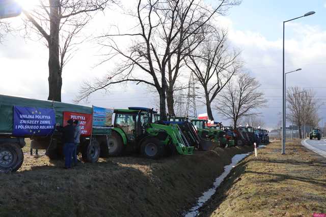 Protest rolników: Na razie w Ząbkowicach nie stosujemy pełnej blokady dróg