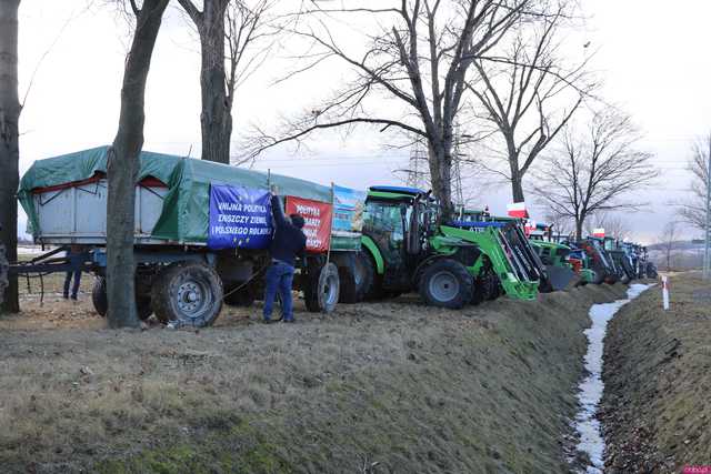 Protest rolników: Na razie w Ząbkowicach nie stosujemy pełnej blokady dróg