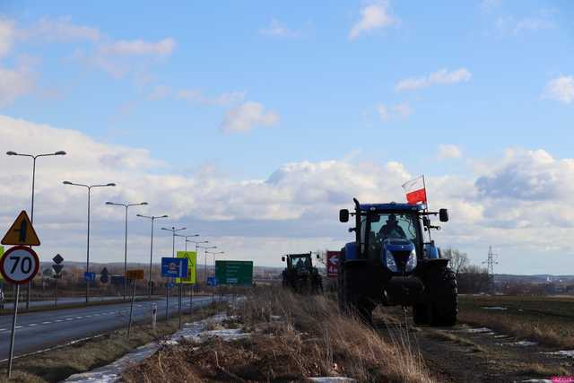 Protest rolników: Na razie w Ząbkowicach nie stosujemy pełnej blokady dróg