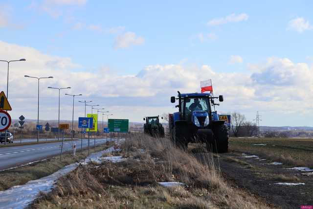 Protest rolników: Na razie w Ząbkowicach nie stosujemy pełnej blokady dróg