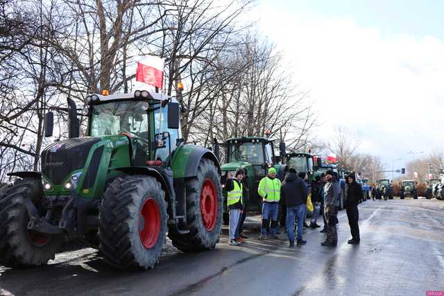 Protest rolników: Na razie w Ząbkowicach nie stosujemy pełnej blokady dróg