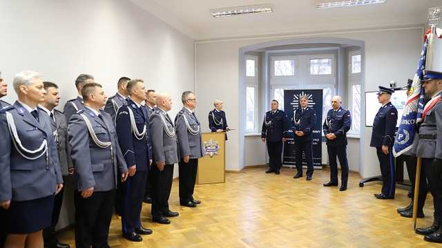 Uroczyste powierzenie obowiązków Komendanta Powiatowego Policji w Ząbkowicach Śląskich