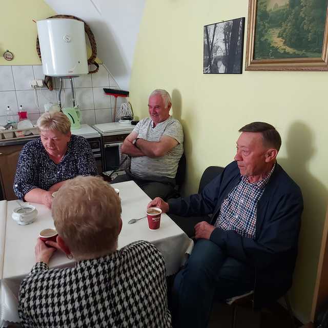 Spotkanie w Klubie Seniora w Kamieńcu z przyszłym burmistrzem