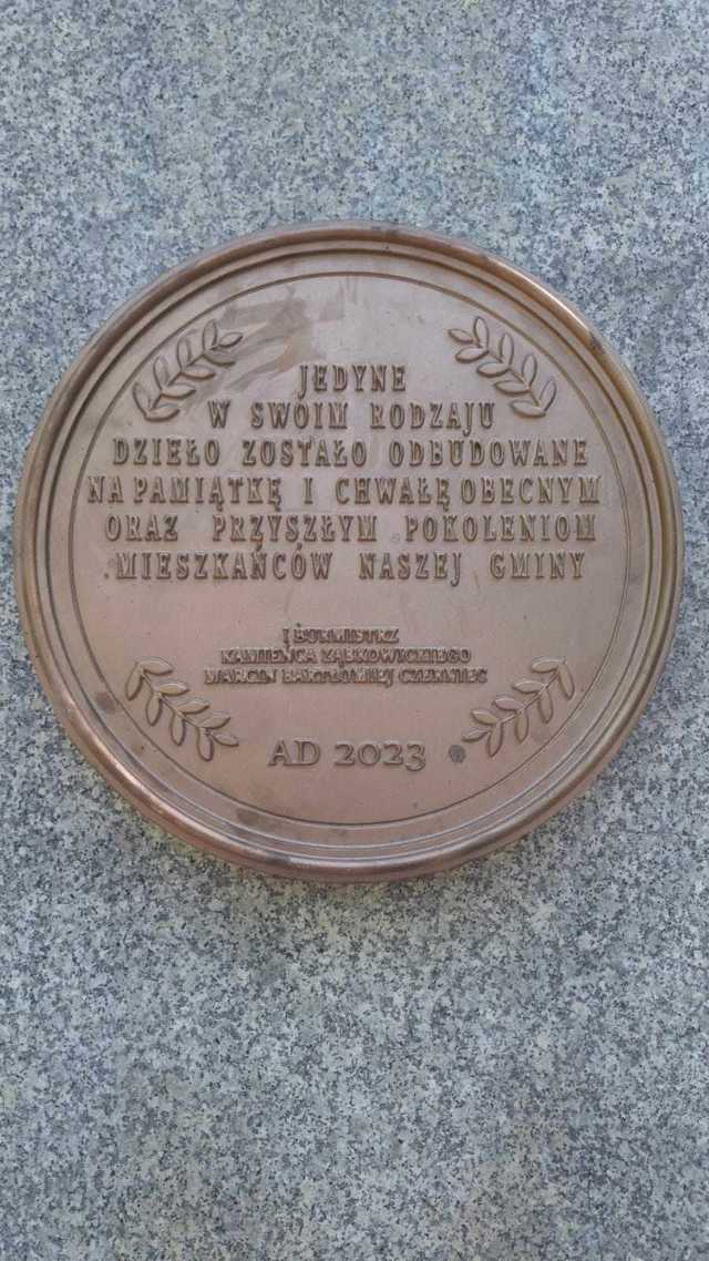 tytuł Honorowego Obywatela dla burmistrza Kamieńca Ząbkowickiego