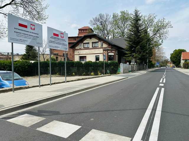 [FOTO] Zakończył się remont ul. Kolejowej w Ziębicach. Co zostało wykonane?
