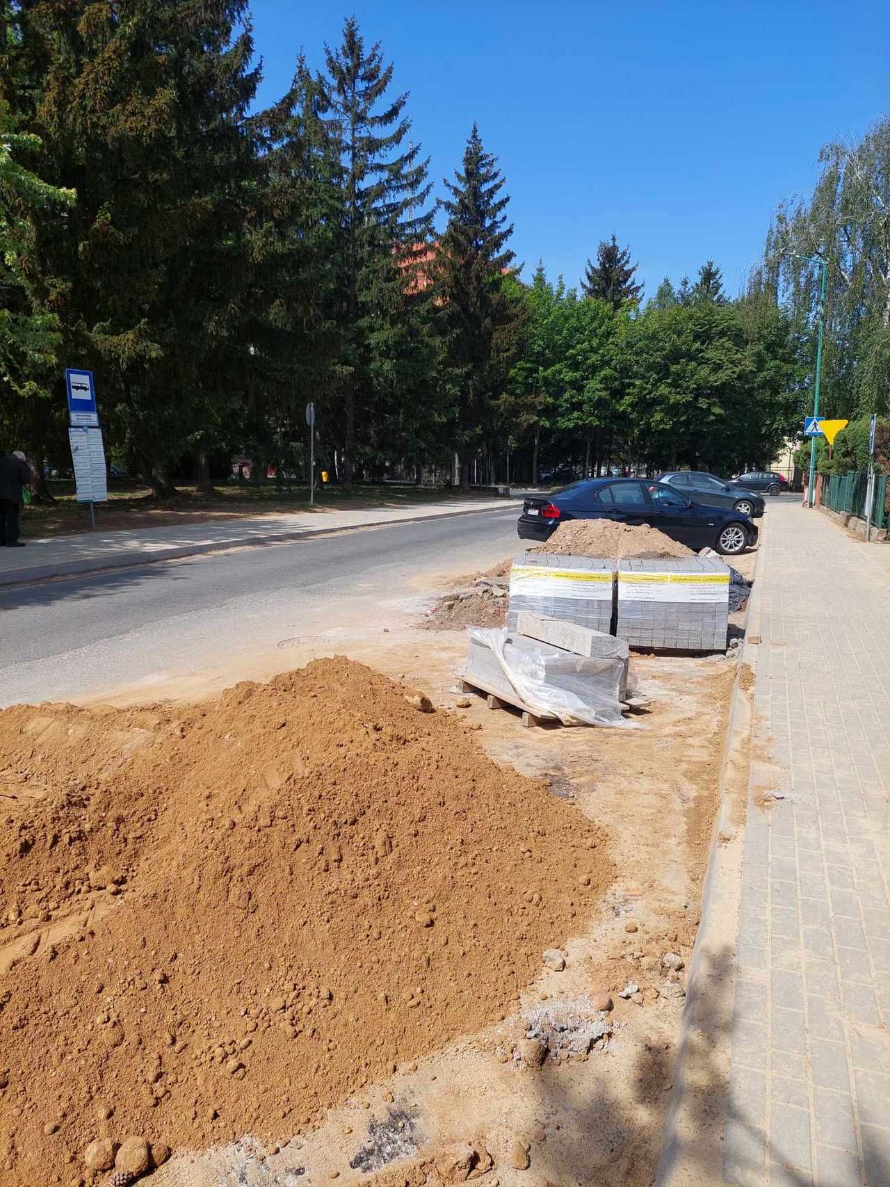 Trwają prace przy ul. B. Głowackiego w Ząbkowicach Śląskich