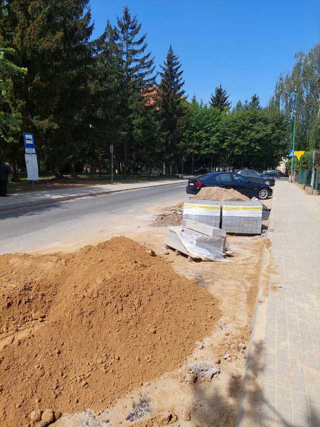 Trwają prace przy ul. B. Głowackiego w Ząbkowicach Śląskich