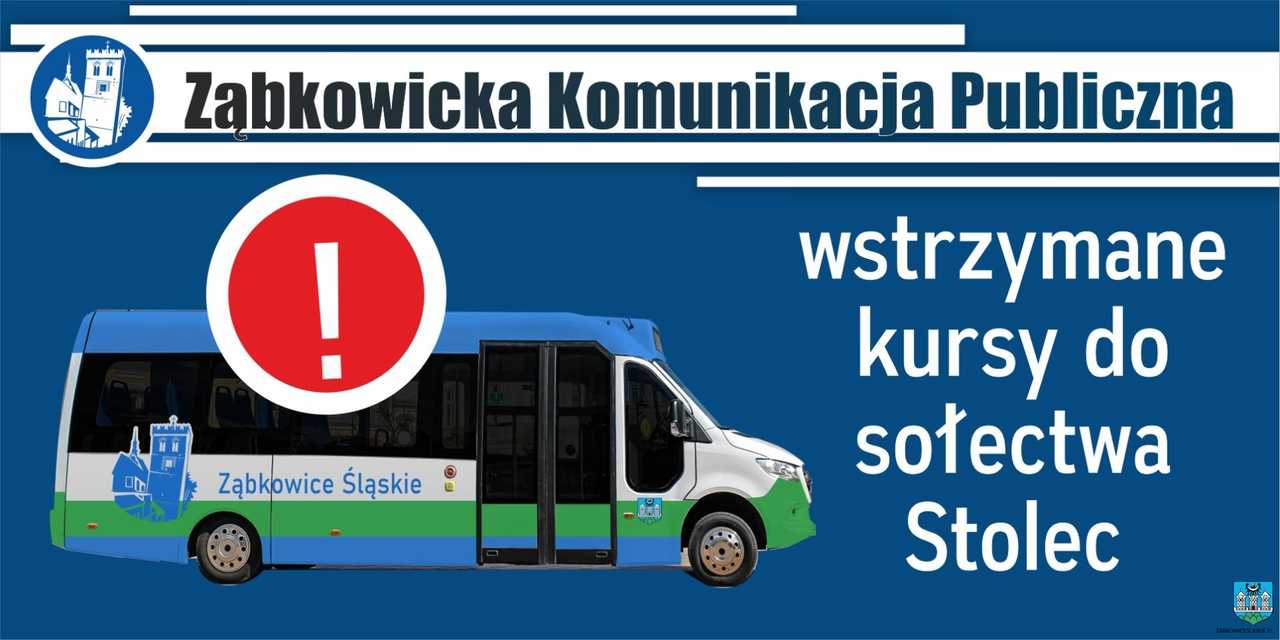 Uwaga pasażerowie Ząbkowickiej Komunikacji Publicznej - od 23 maja kursy do Stolca wstrzymane!