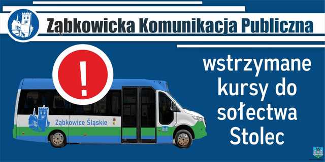 Uwaga pasażerowie Ząbkowickiej Komunikacji Publicznej - od 23 maja kursy do Stolca wstrzymane!