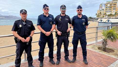 Policjant z Ząbkowic pełni służbę w Las Palmas