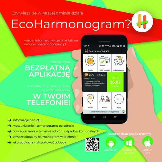 Pobierz aplikację - harmonogram wywozu śmieci, powiadomienia dopasowane do twojego adresu
