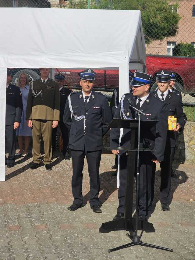 Uroczyste otwarcie rozbudowanej remizy w Krzelkowie