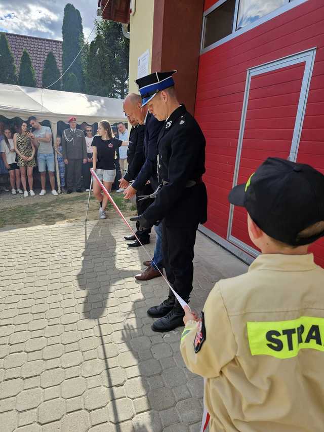 Uroczyste otwarcie rozbudowanej remizy w Krzelkowie