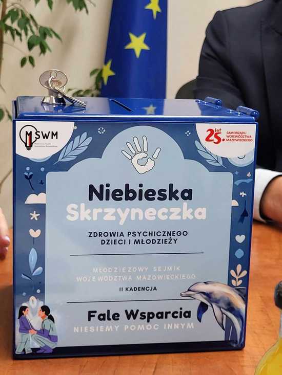 Niebieska Skrzyneczka Zdrowia Psychicznego w szkołach powiatu ząbkowickiego