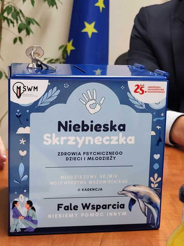 Niebieska Skrzyneczka Zdrowia Psychicznego w szkołach powiatu ząbkowickiego