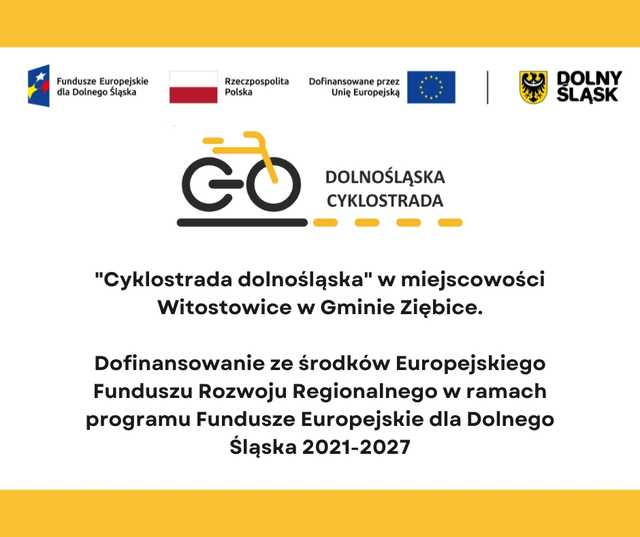 Budowa cyklostrady na terenie gminy Ziębice!