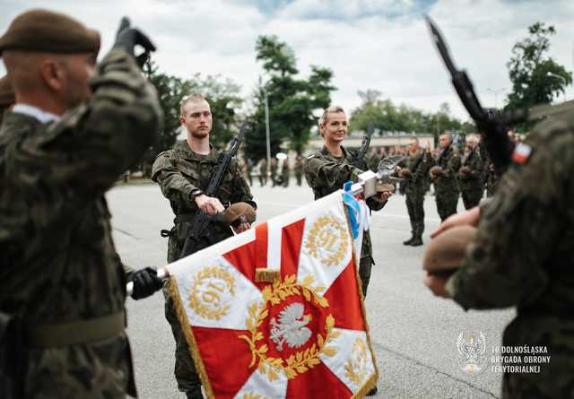 Nowi Terytorialsi złożyli przysięgę we Wrocławiu