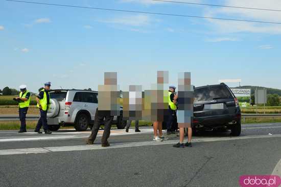 Wypadek na ósemce w Ząbkowicach Śląskich. Dwa śmigłowce LPR w akcji