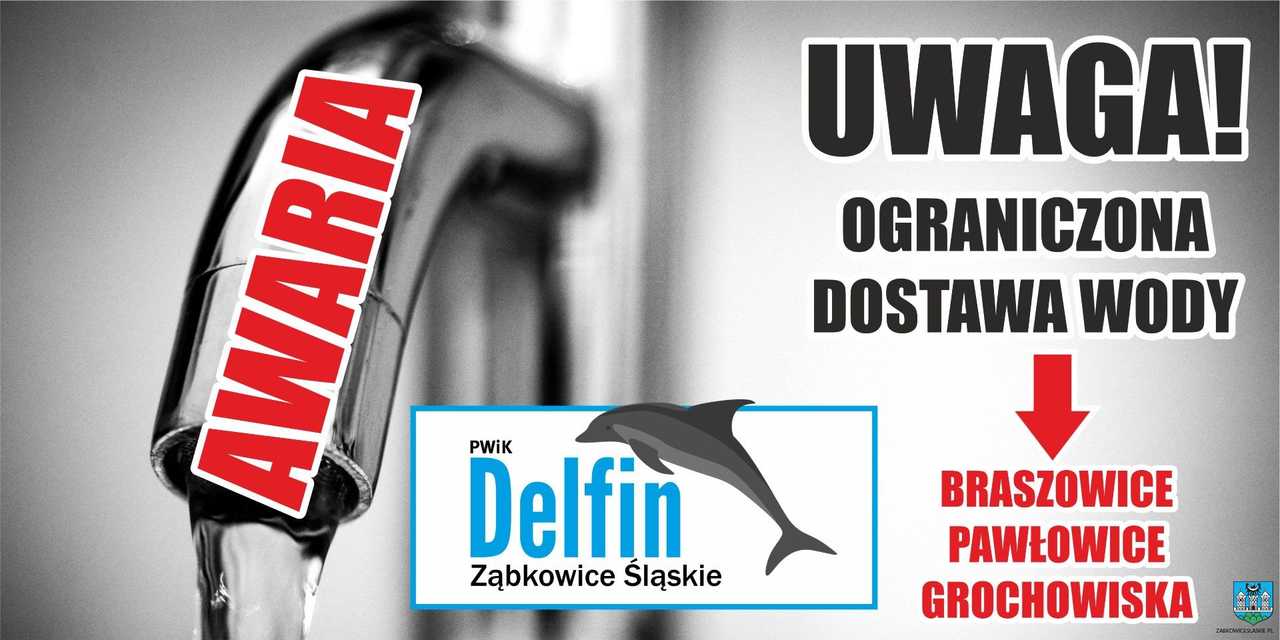 PILNE !Awaria wodociągu w kilku miejscowościach gminy Ząbkowice Śląskie
