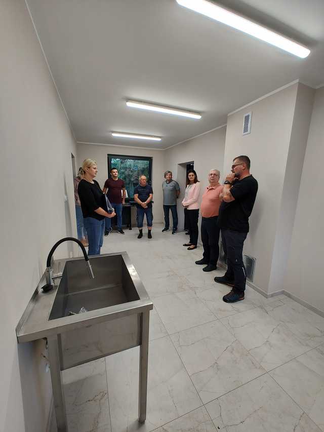 Odbiór IV etapu budowy wiaty w Błotnicy
