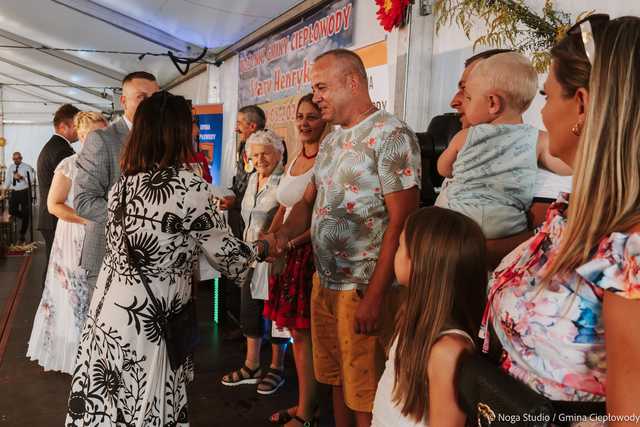 na Dożynkach Gminy Ciepłowody
