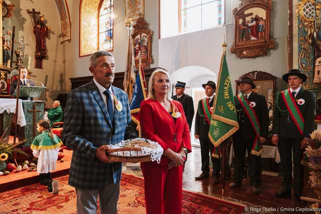 na Dożynkach Gminy Ciepłowody